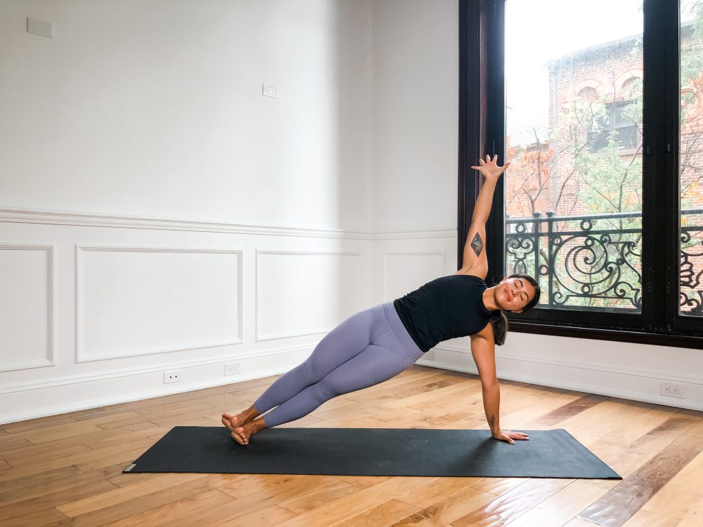 Woman in Side Plank