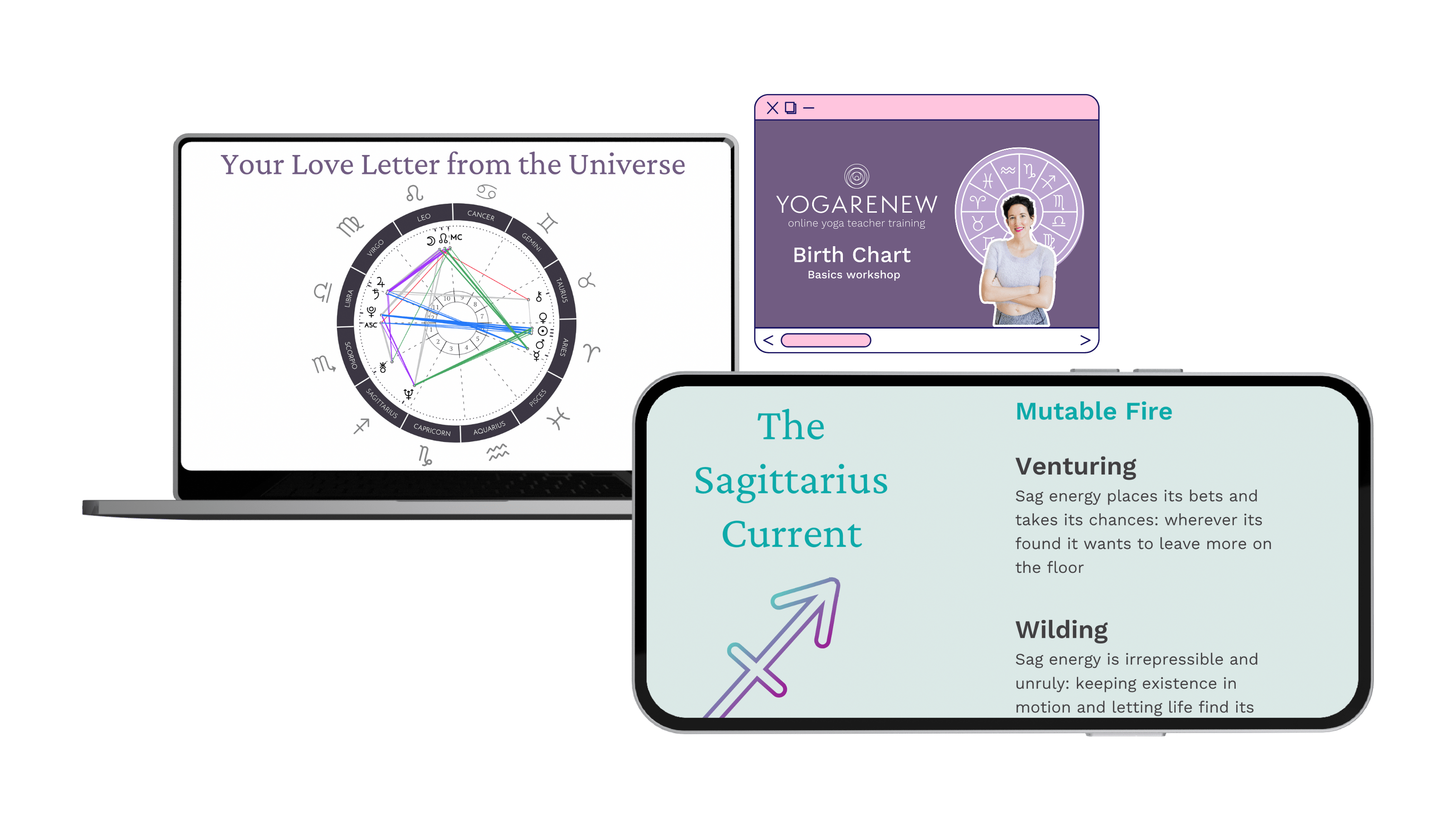 Birth Chart Basics Device Graphic