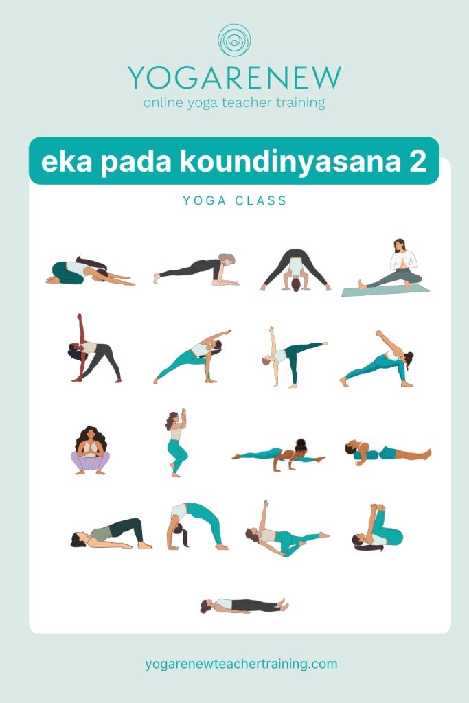 eka pada koundinyasana 2