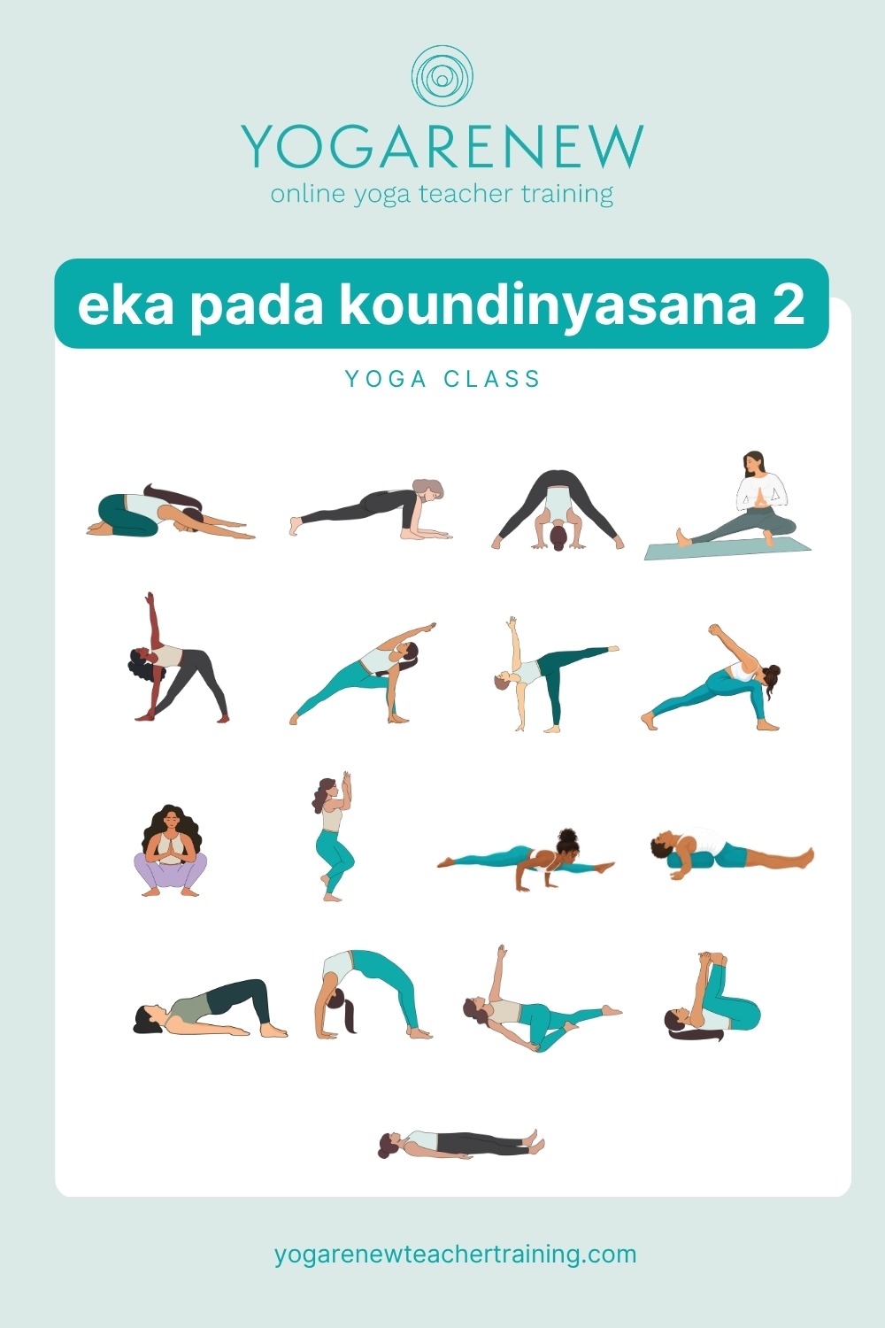 eka pada koundinyasana 2