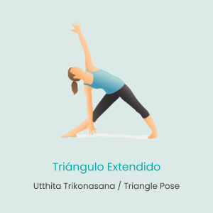Triángulo Extendido (Triangle Pose)