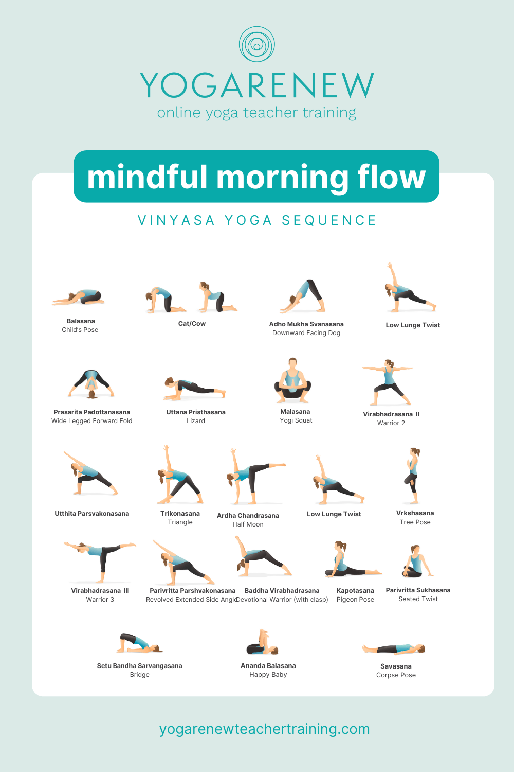 Mindful Morning Flow - yoga class PDF