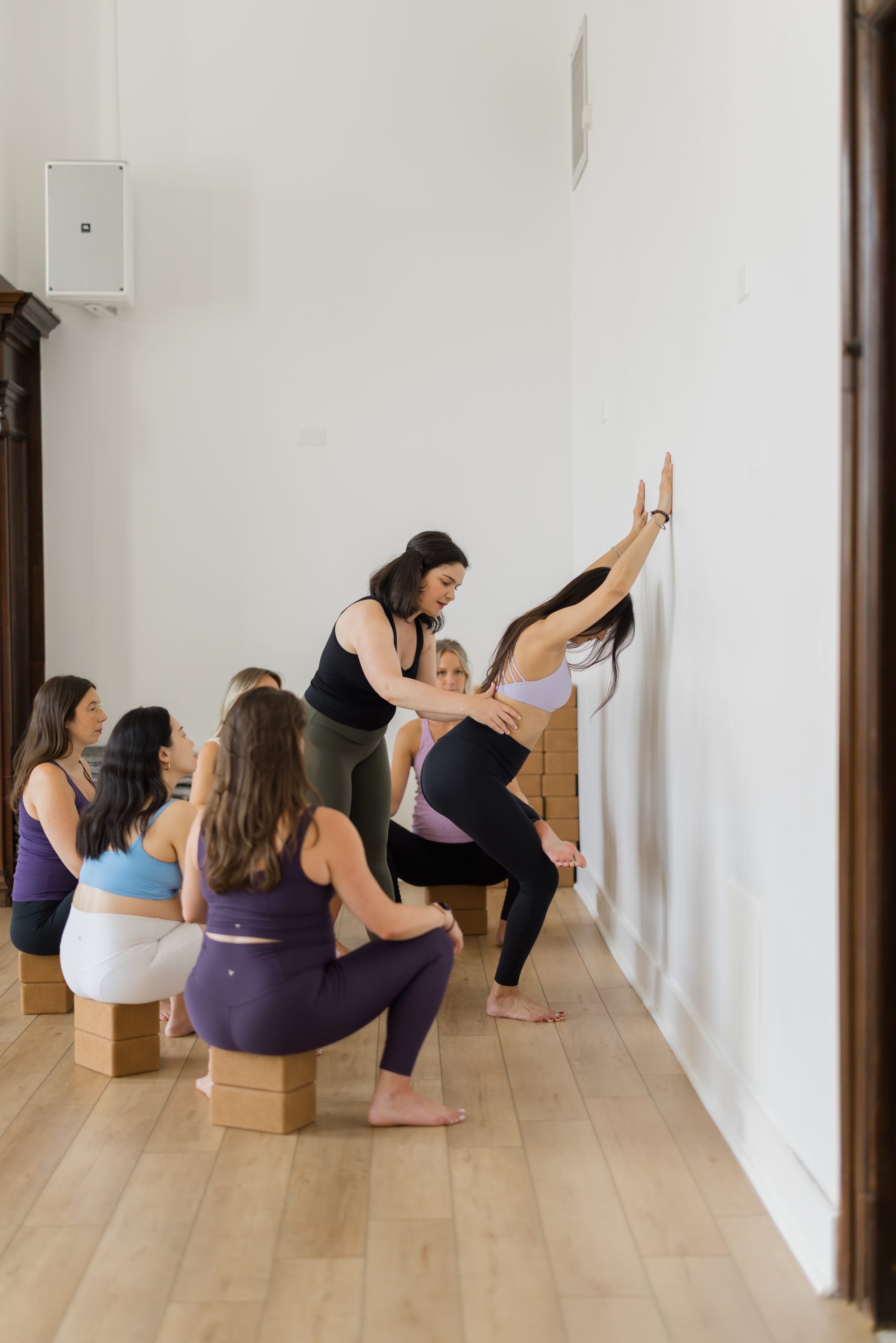 Pre and postnatal yoga class at YogaRenew Hoboken