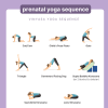 Prenatal yoga sequence PDF with all poses