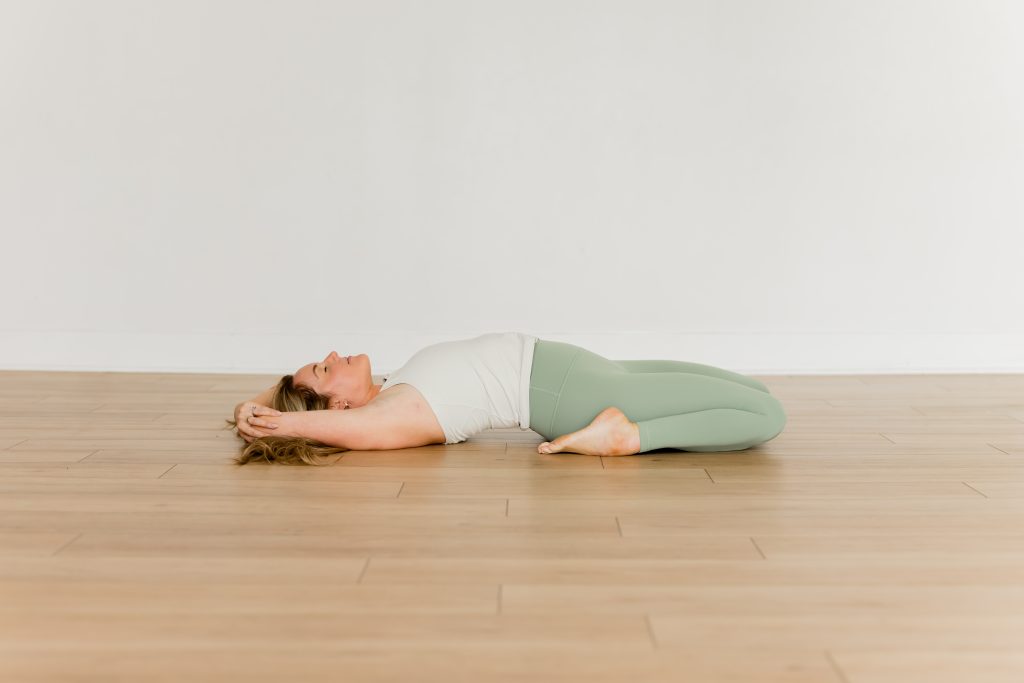 Kate Lombardo in Full Saddle Pose