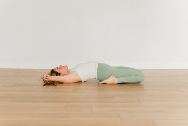 Kate Lombardo in Full Saddle Pose
