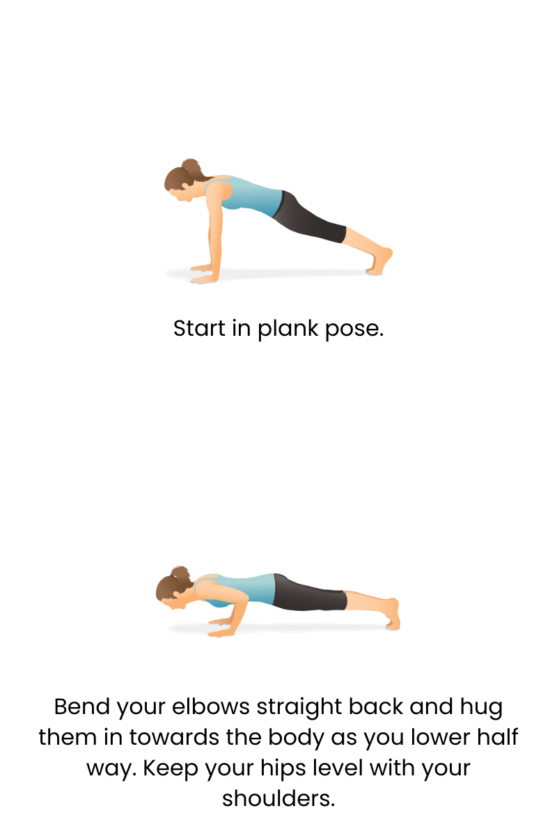 Chaturanga Dandasana How To