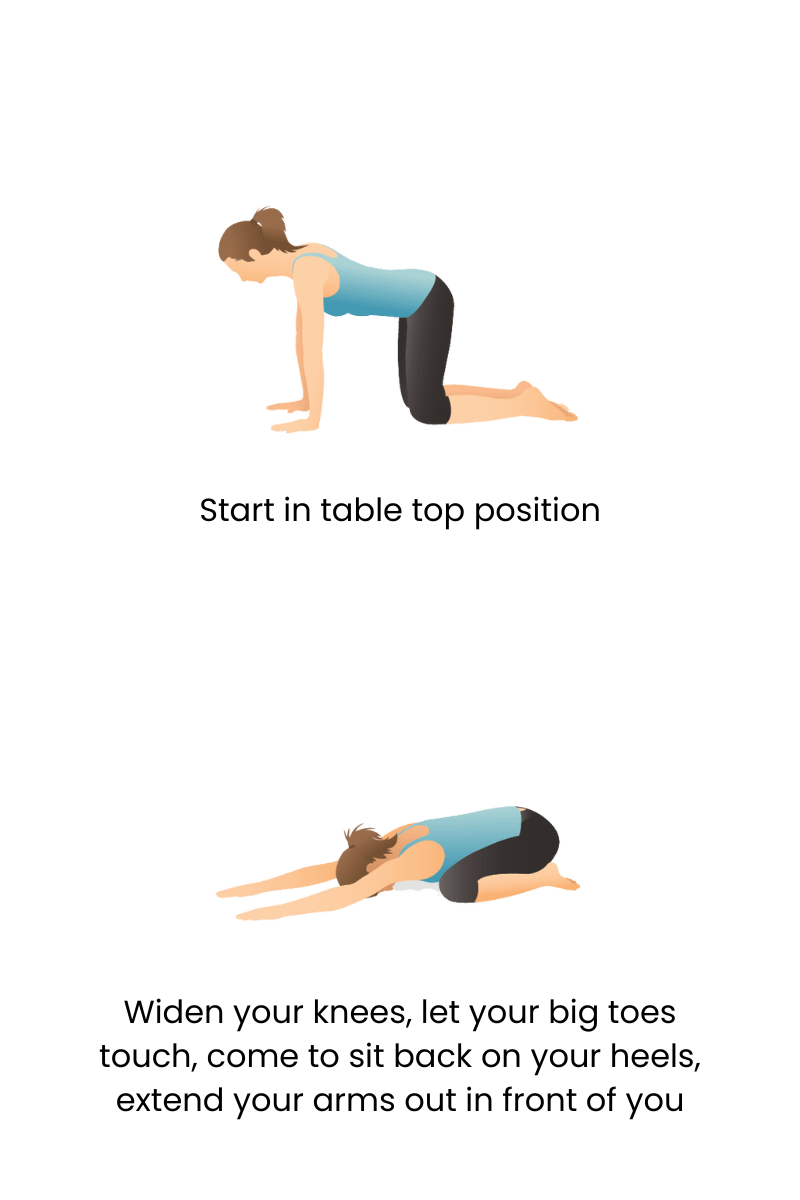 Child's Pose how to