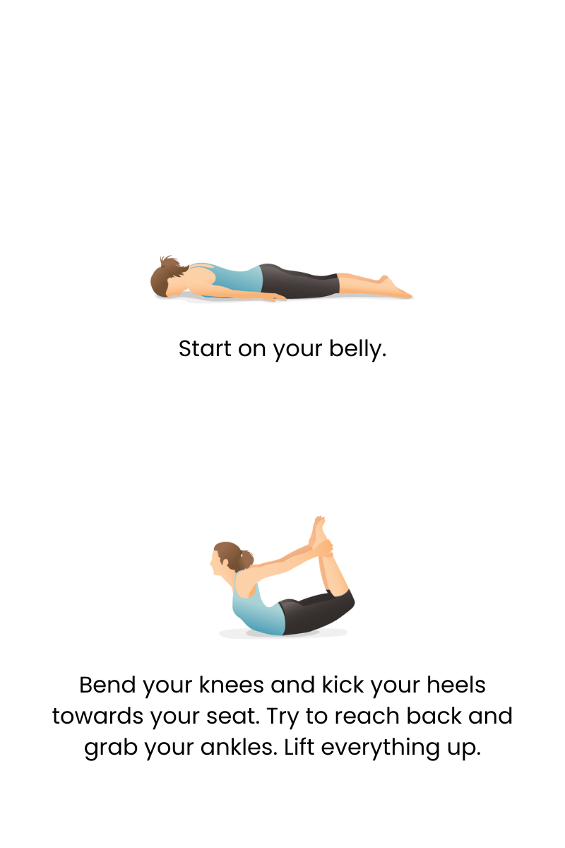 bow pose graphic