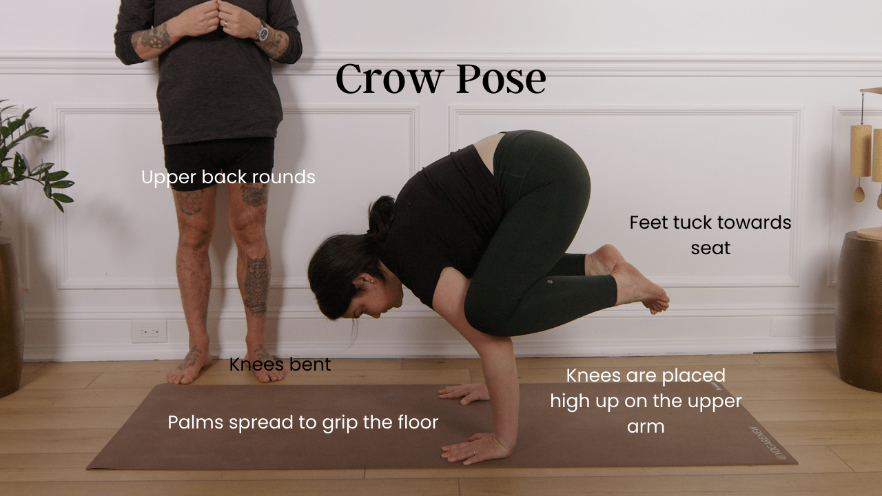 crow pose tutorial