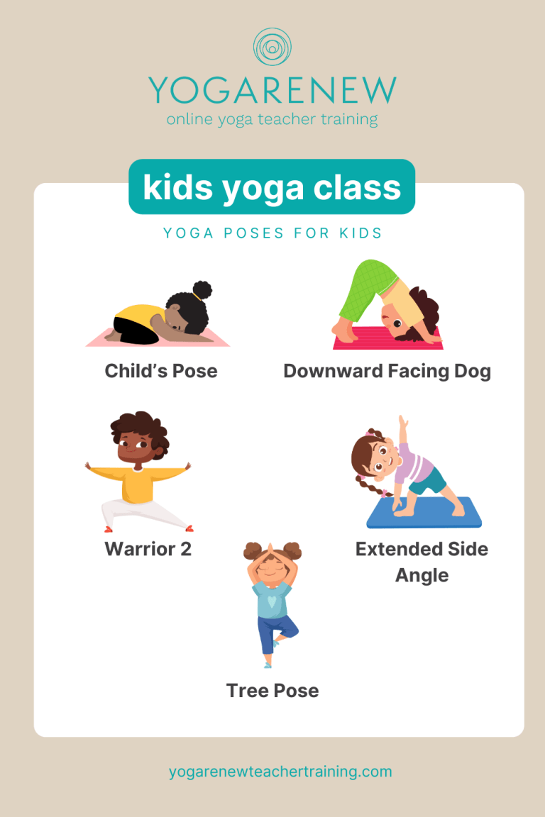 Kids Yoga Class with 5 Fun Yoga Poses! | YogaRenew