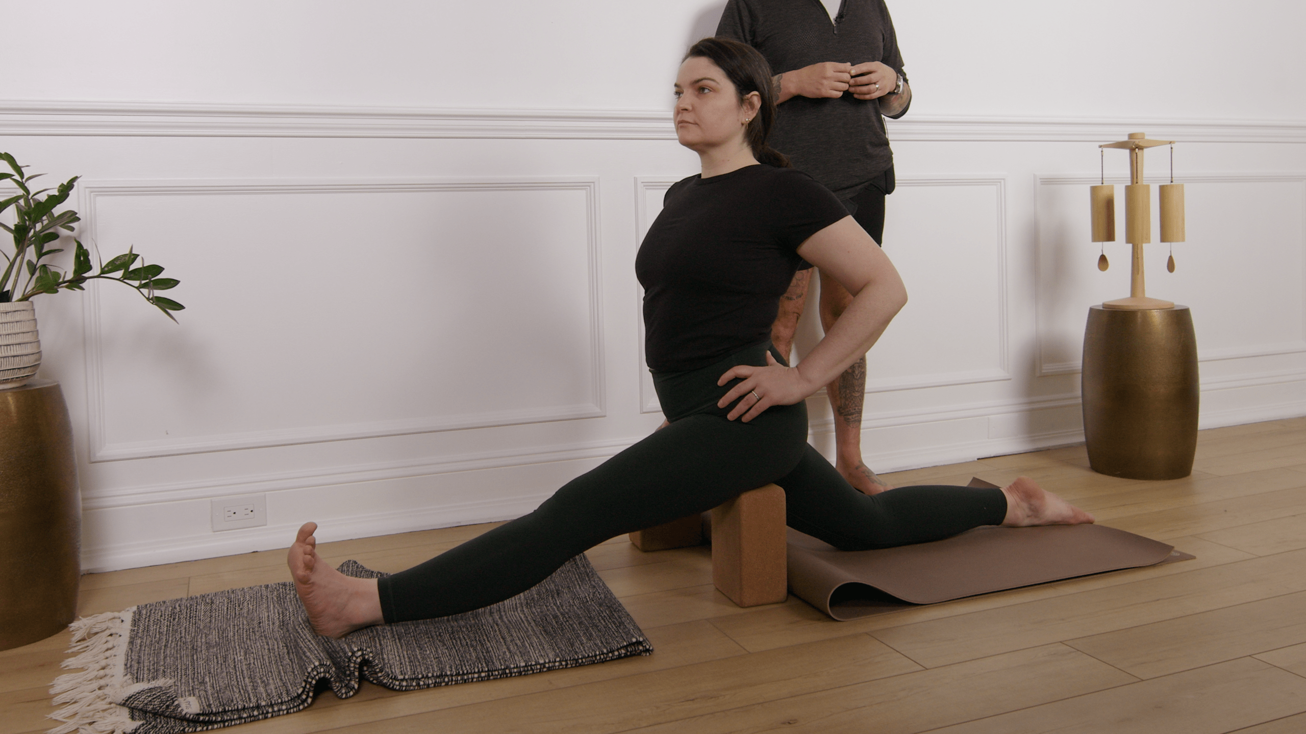 how to front split