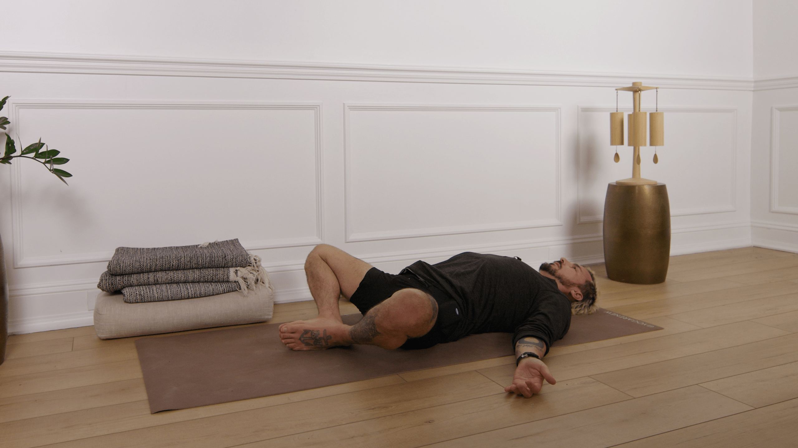 reclined bound angle