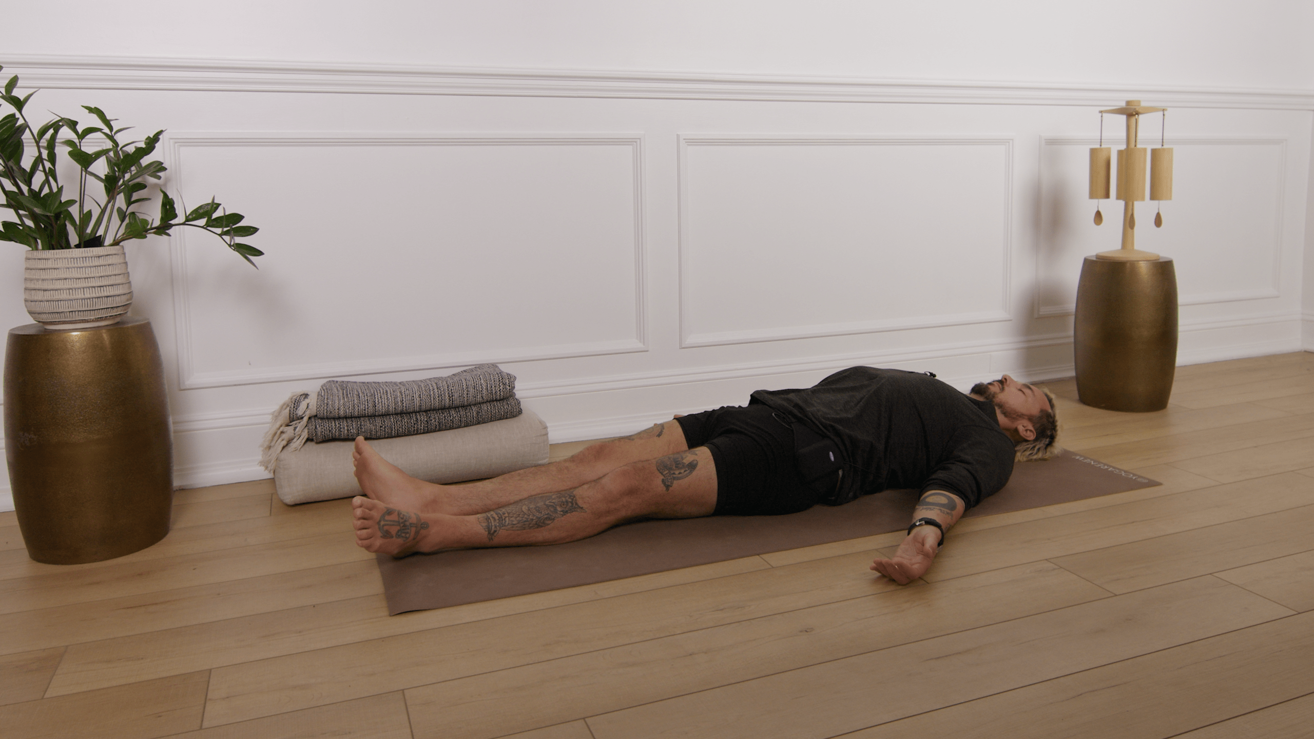 corpse pose