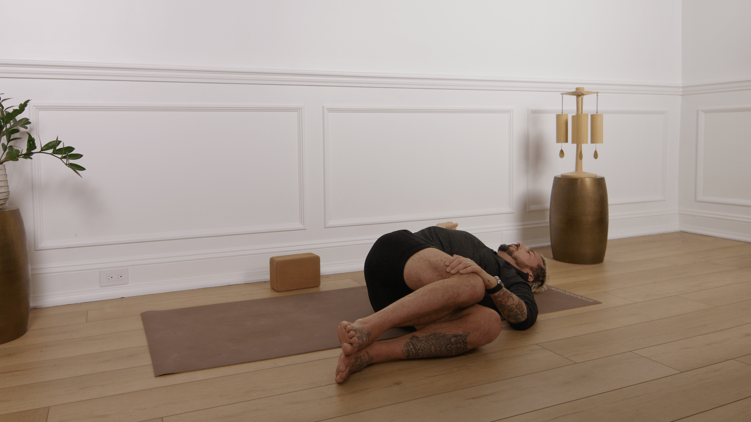 supine spinal twist