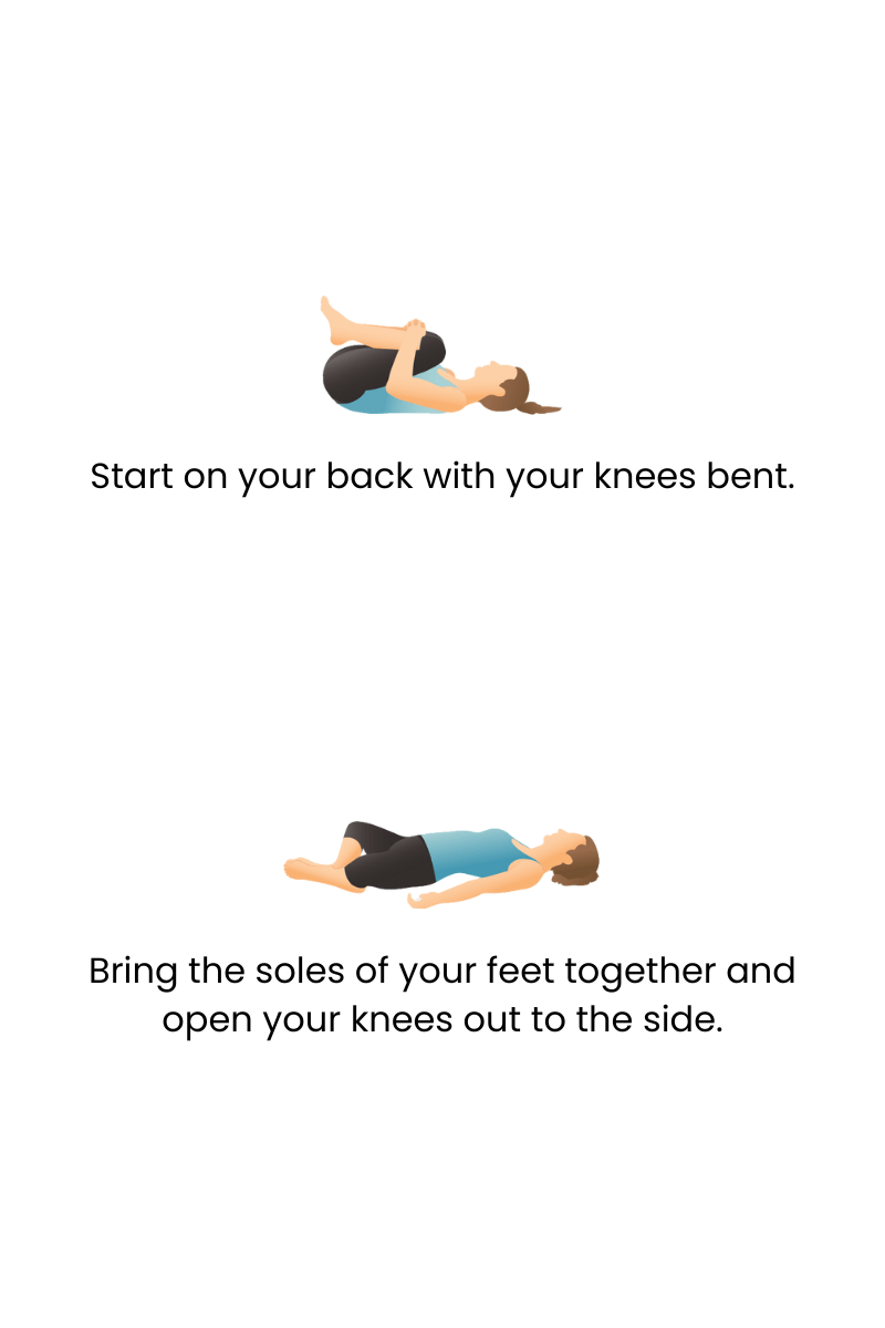 reclined bound angle