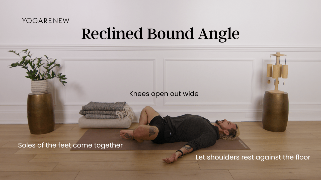 reclined bound angle graphic