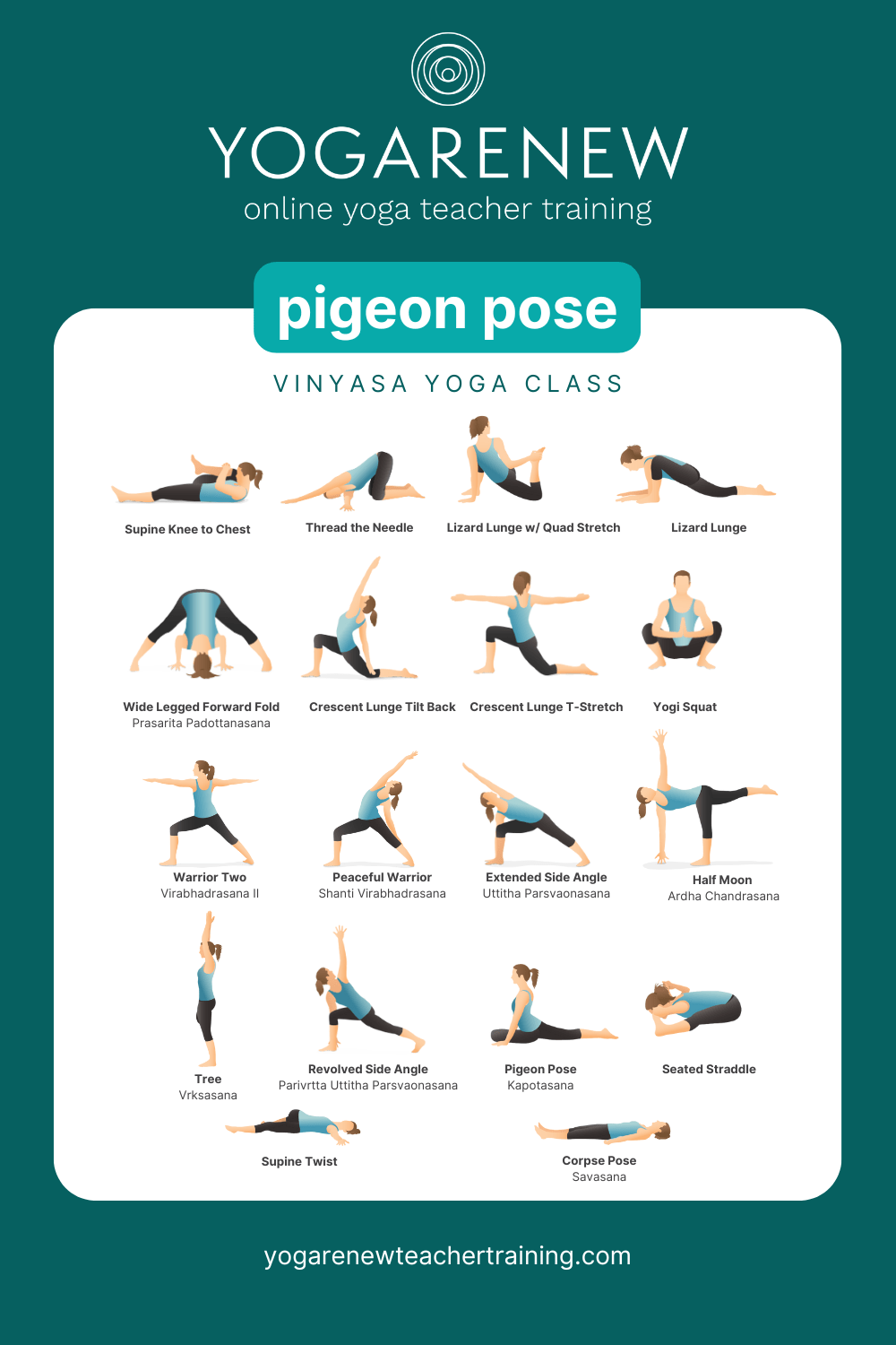 Weekly Class Theme: Release & Surrender with Pigeon Pose
