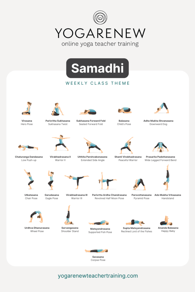 weekly class theme: samadhi class