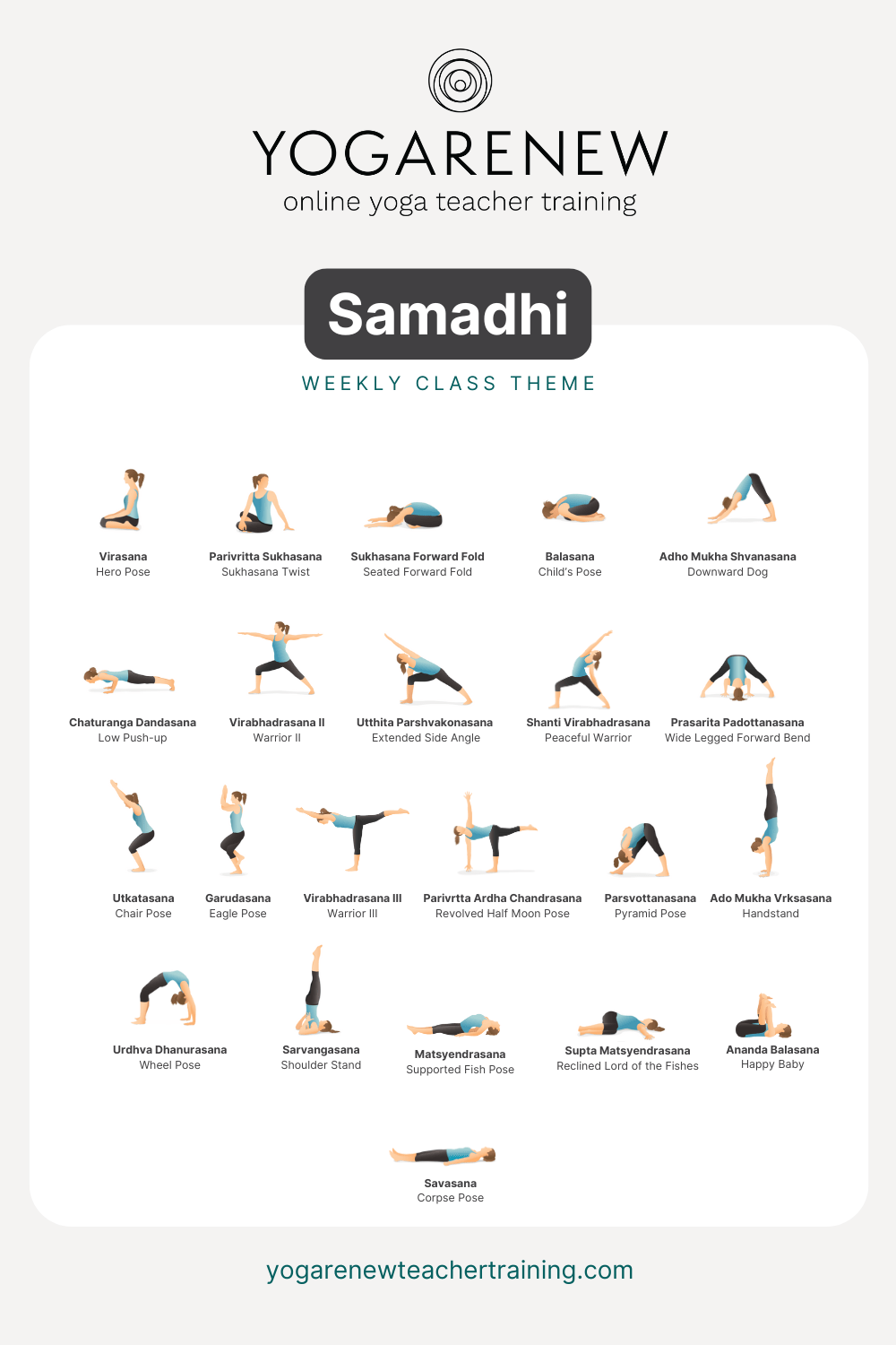 weekly class theme: samadhi class