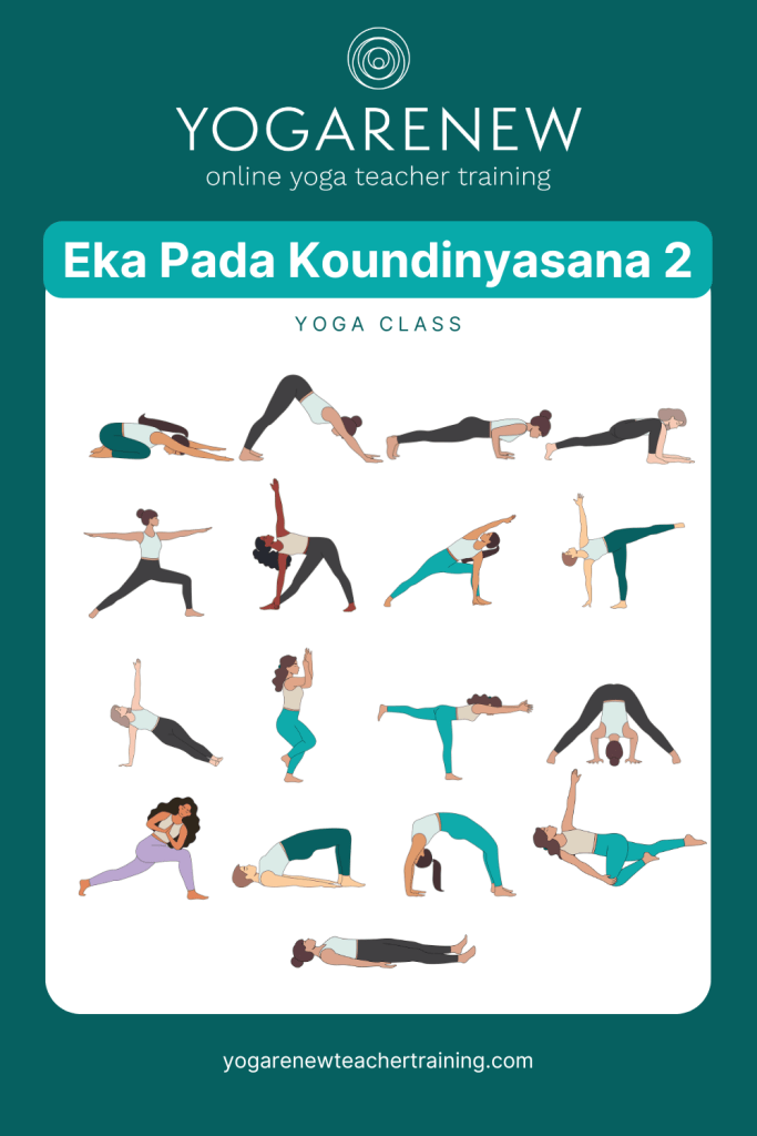 eka pada koundinyasana 2