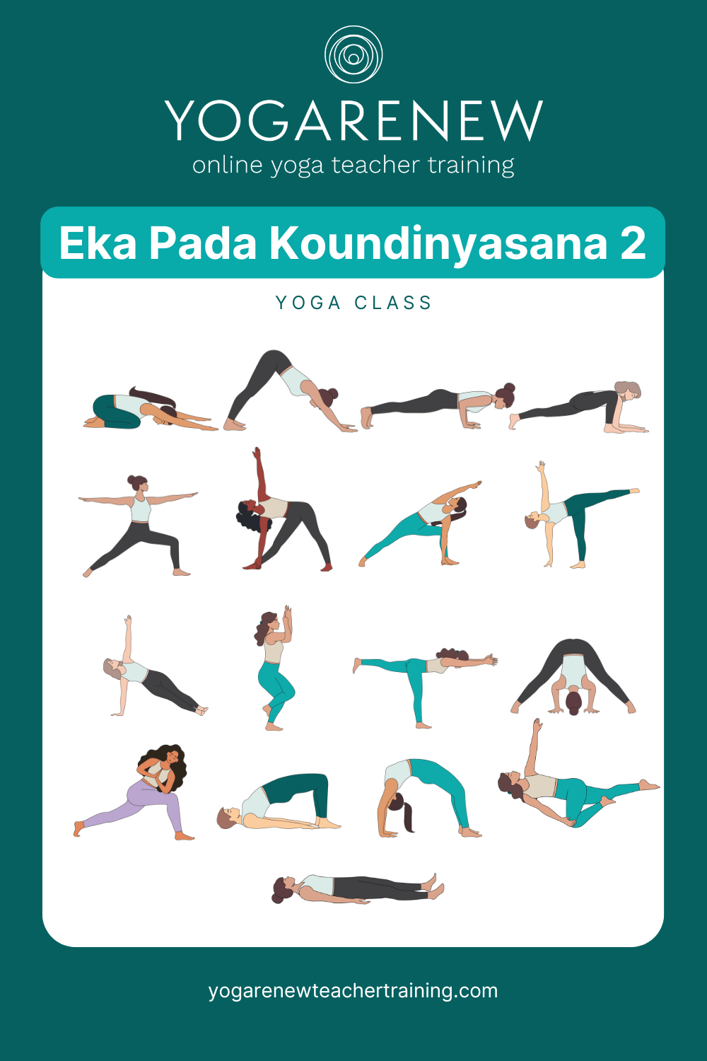eka pada koundinyasana 2