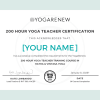 yoga certification
