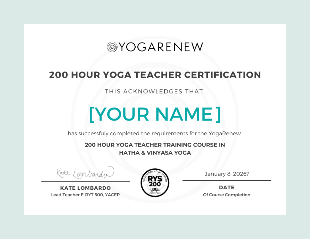 yoga certification