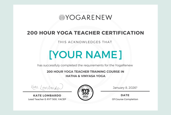 yoga certification