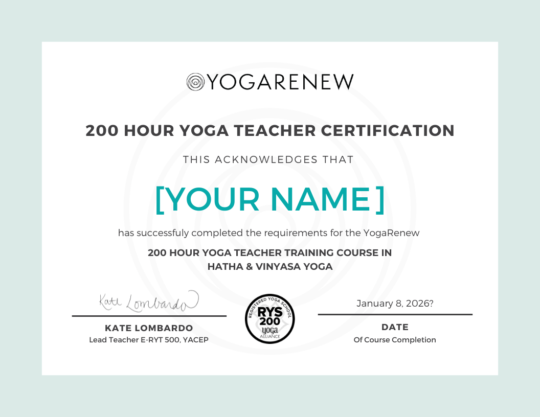 yoga certification