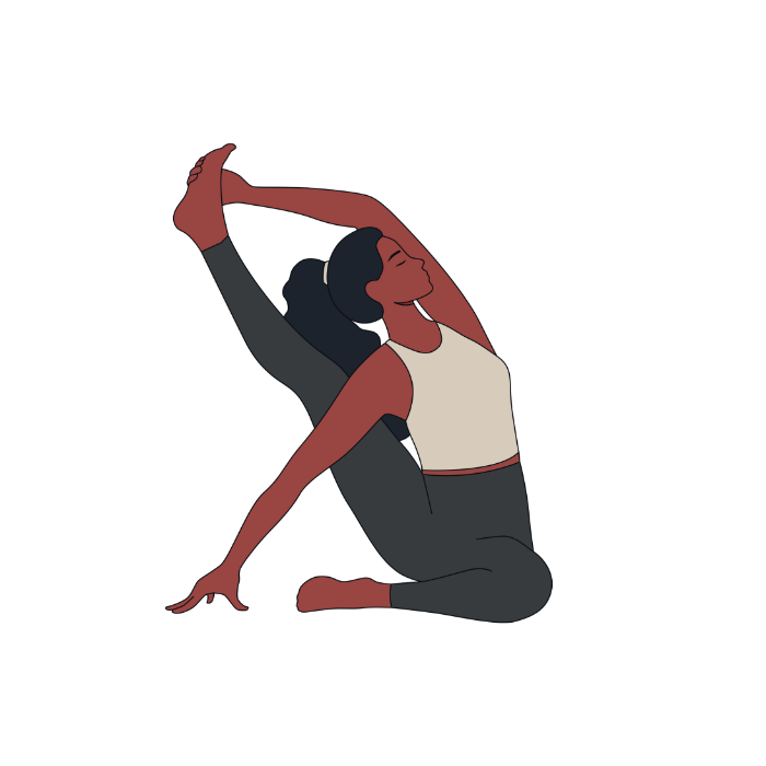 Compass pose clipart