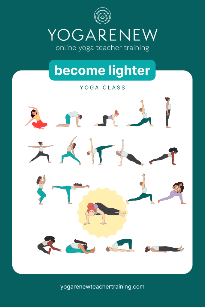 Yoga Class Theme: Become Lighter
