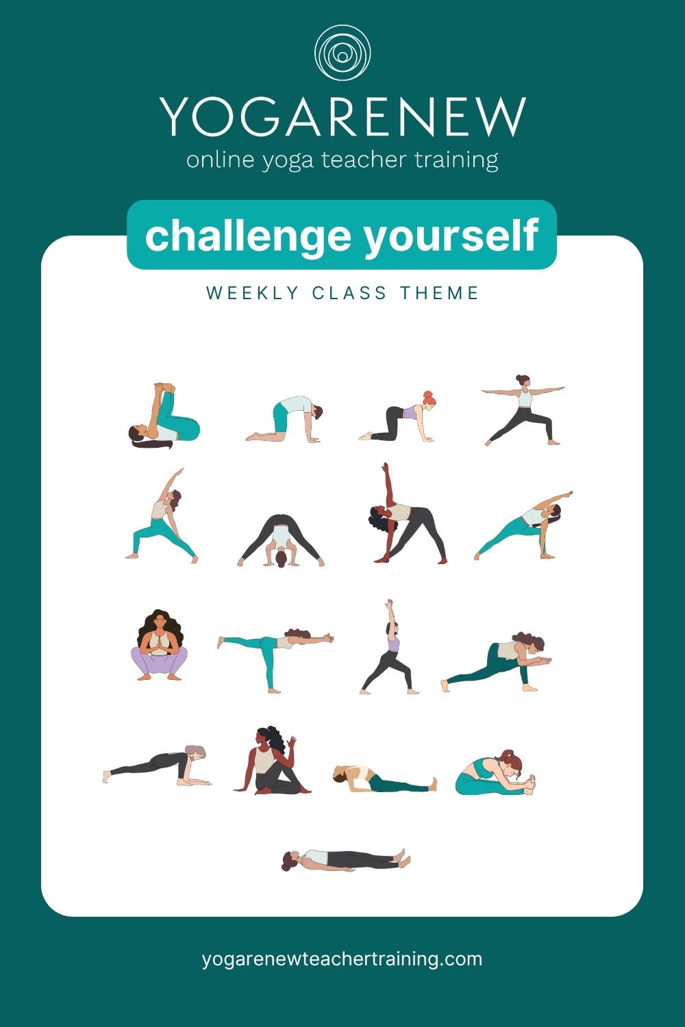 challenge yourself weekly class theme yogarenew pdf